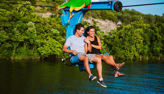 Parakeet Pete's Waterfront Zipline at Branson Landing