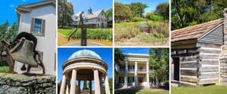 Historic Tennessee Bus Tour Collage