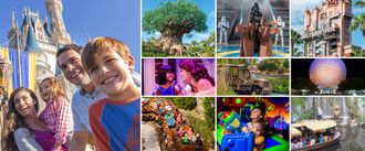 Walt Disney World Theme Parks Collage