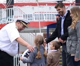 Family on the M.S. Dixie II Sightseeing & Sunset Dinner Cruises