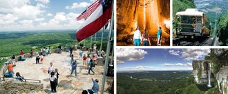 Lookout Mountain Attractions Collage