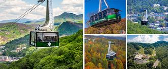 Ober Gatlinburg Aerial Tram Collage