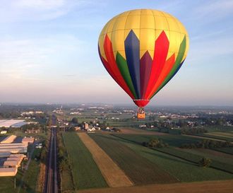 Amazing Balloons on the Lancaster County Hot Air Balloon Ride