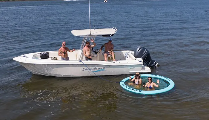 Morning Boat Ride and Beach Excursion on Southern Charm Photo