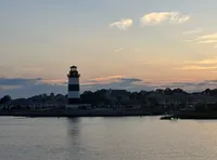 Lighthouse at sunset