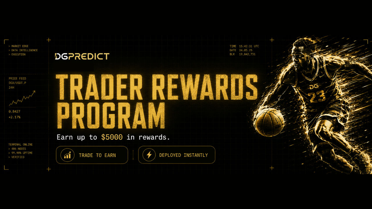 Trader Rewards Programme on DGPredict - stack rewards as you trade