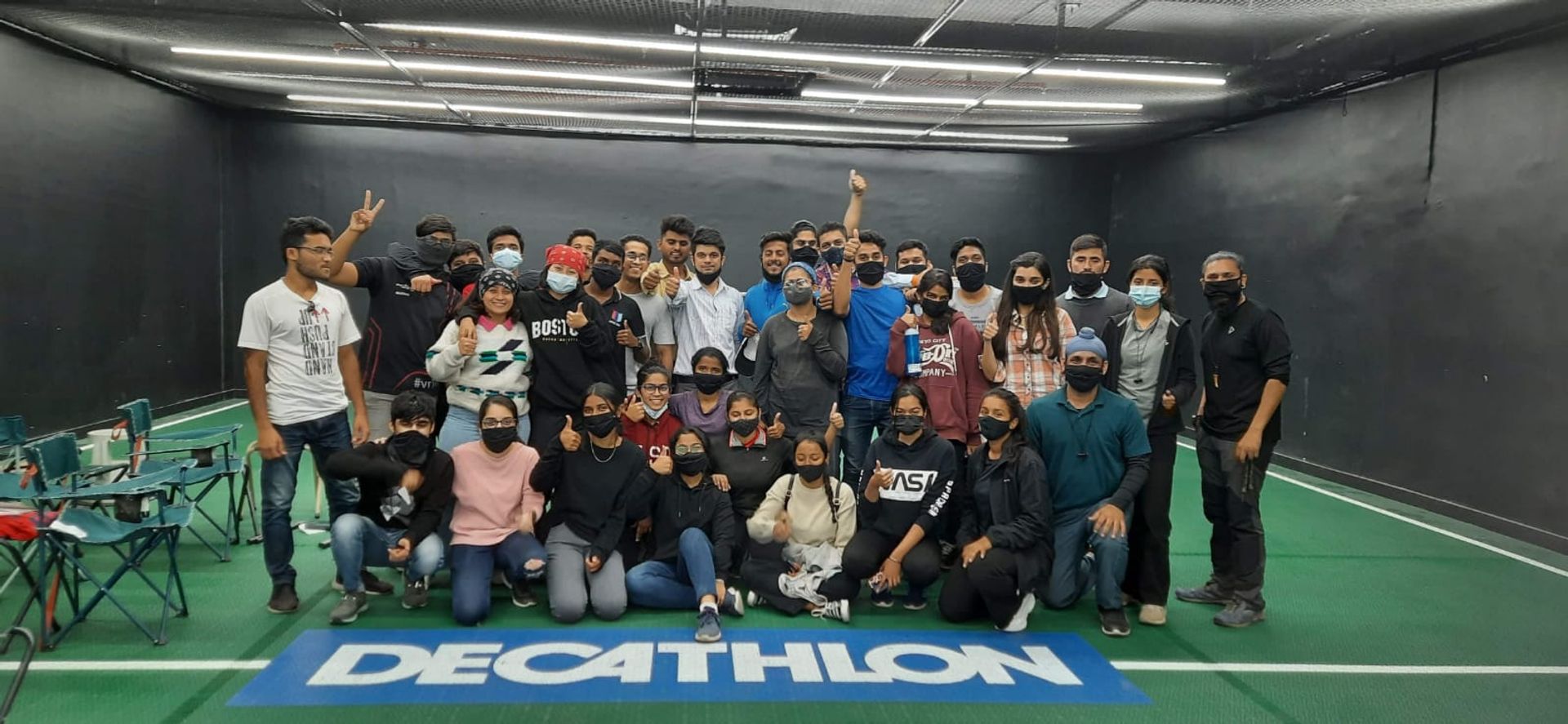 Training at Decathlon