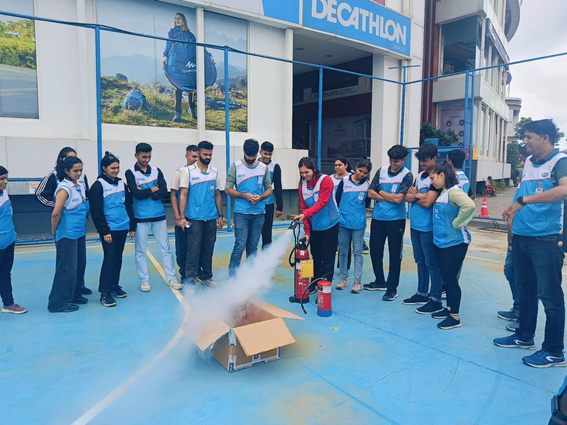 Training at Decathlon