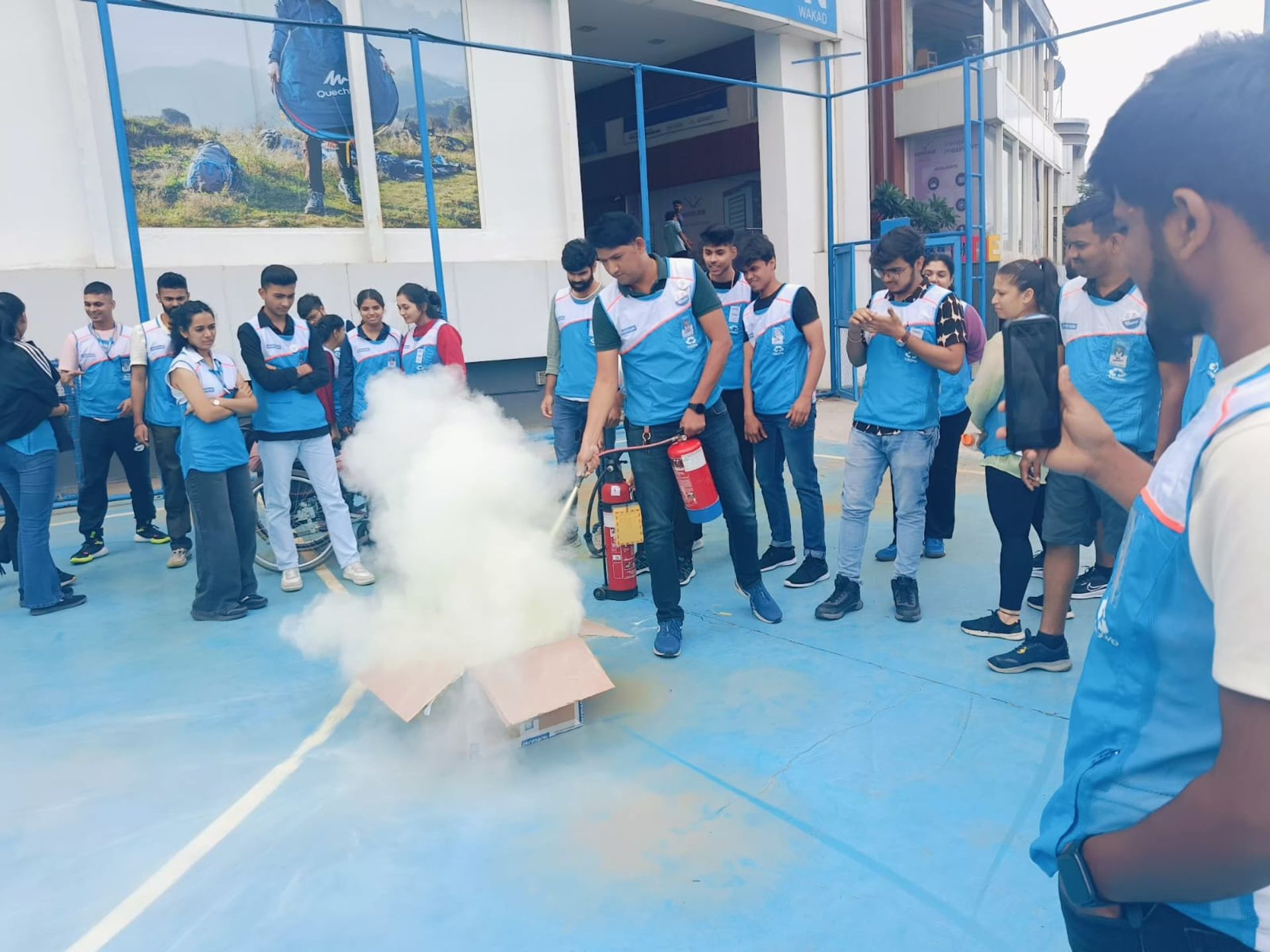 Training at Decathlon