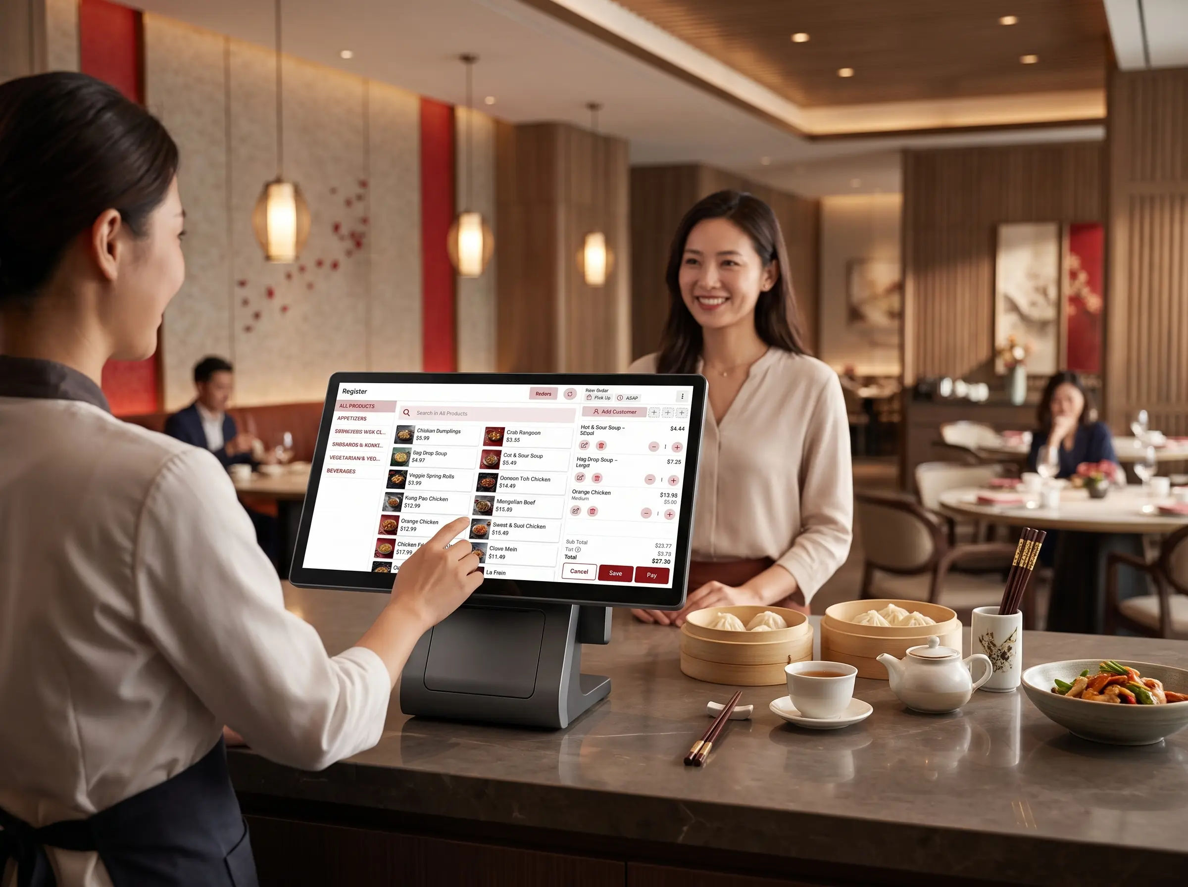 Vietnamese & Chinese Restaurant POS restaurant