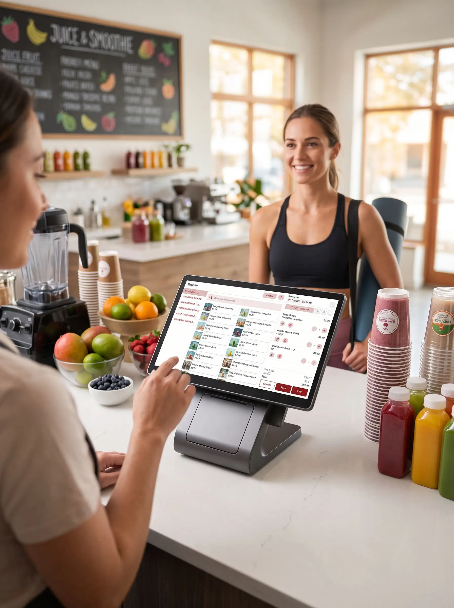 Juice & Smoothie Bar POS restaurant