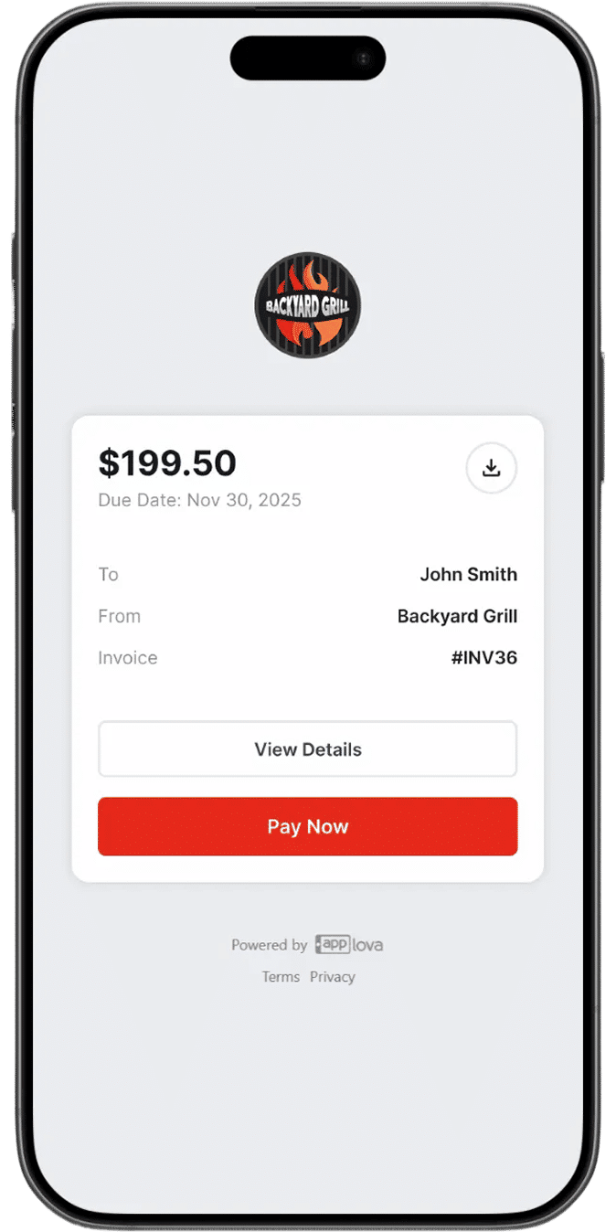 Mobile Invoice View 3