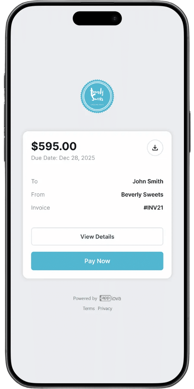 Mobile Invoice View 2