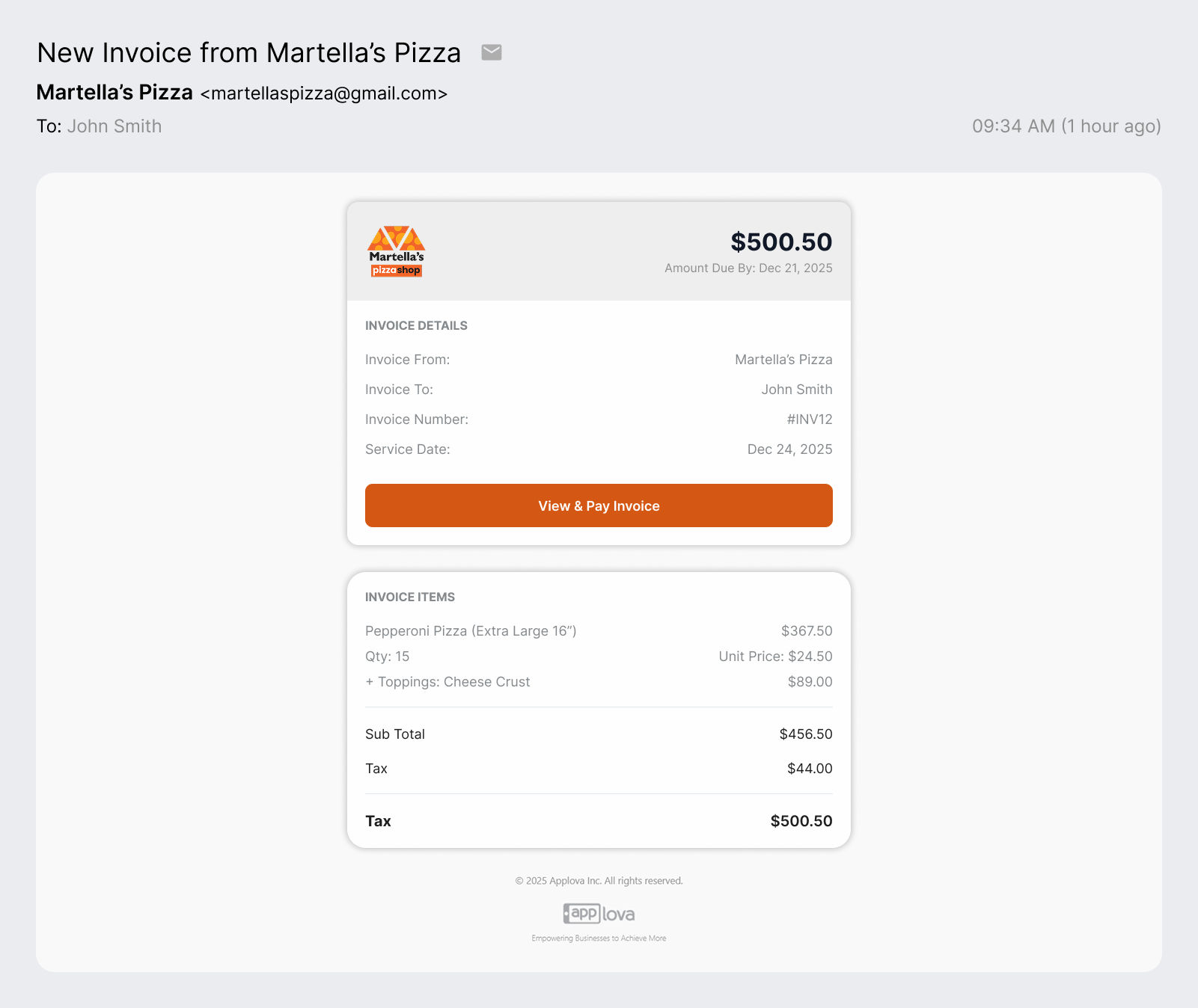 Desktop Invoice View 1