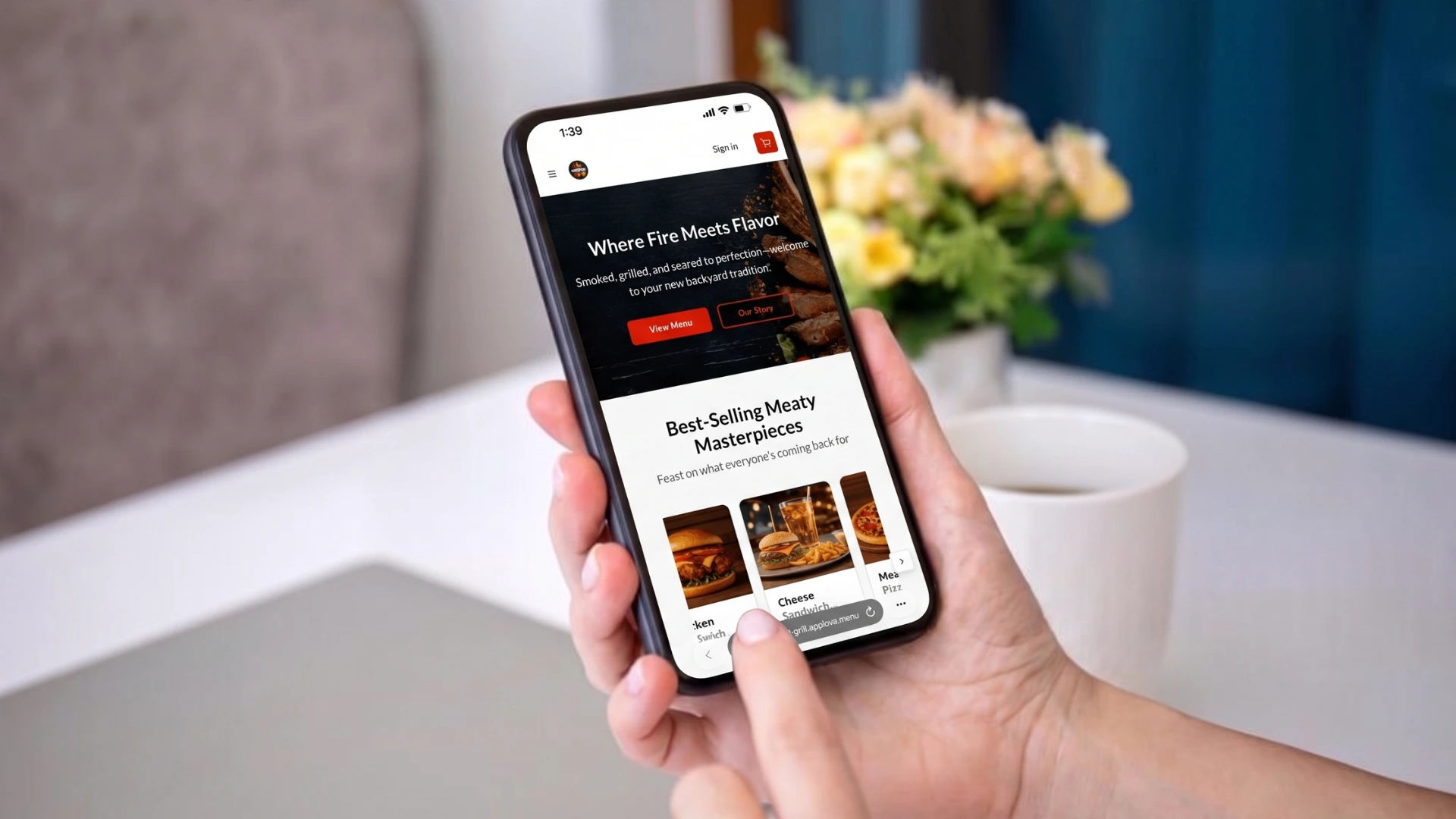 Applova online ordering as a GloriaFood alternative