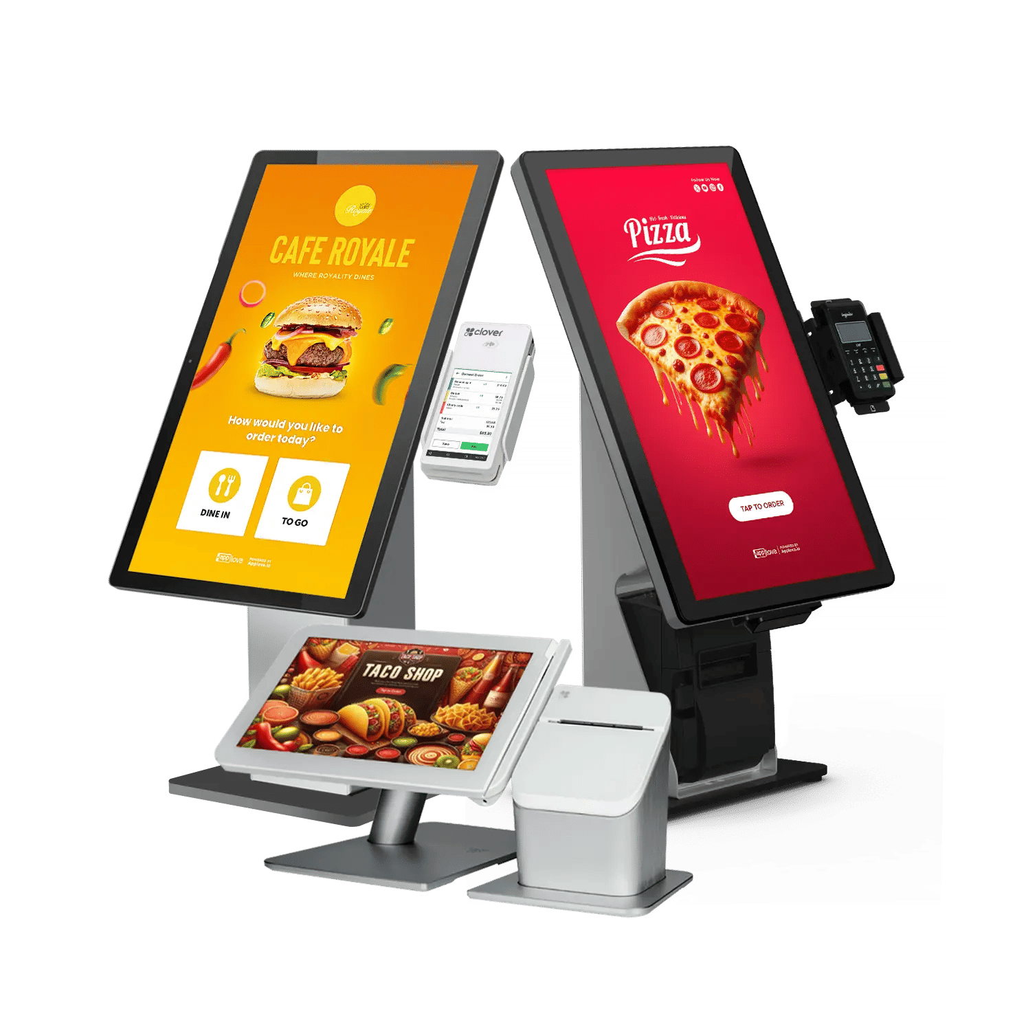 Type of Clover Supported Kiosk by Applova