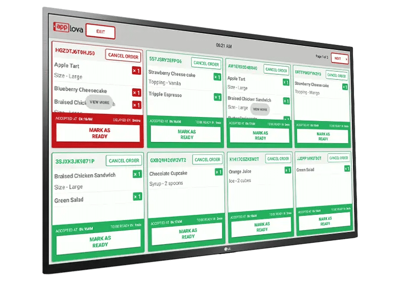 Kitchen Display System - Applova