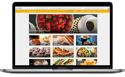 website web ordering
