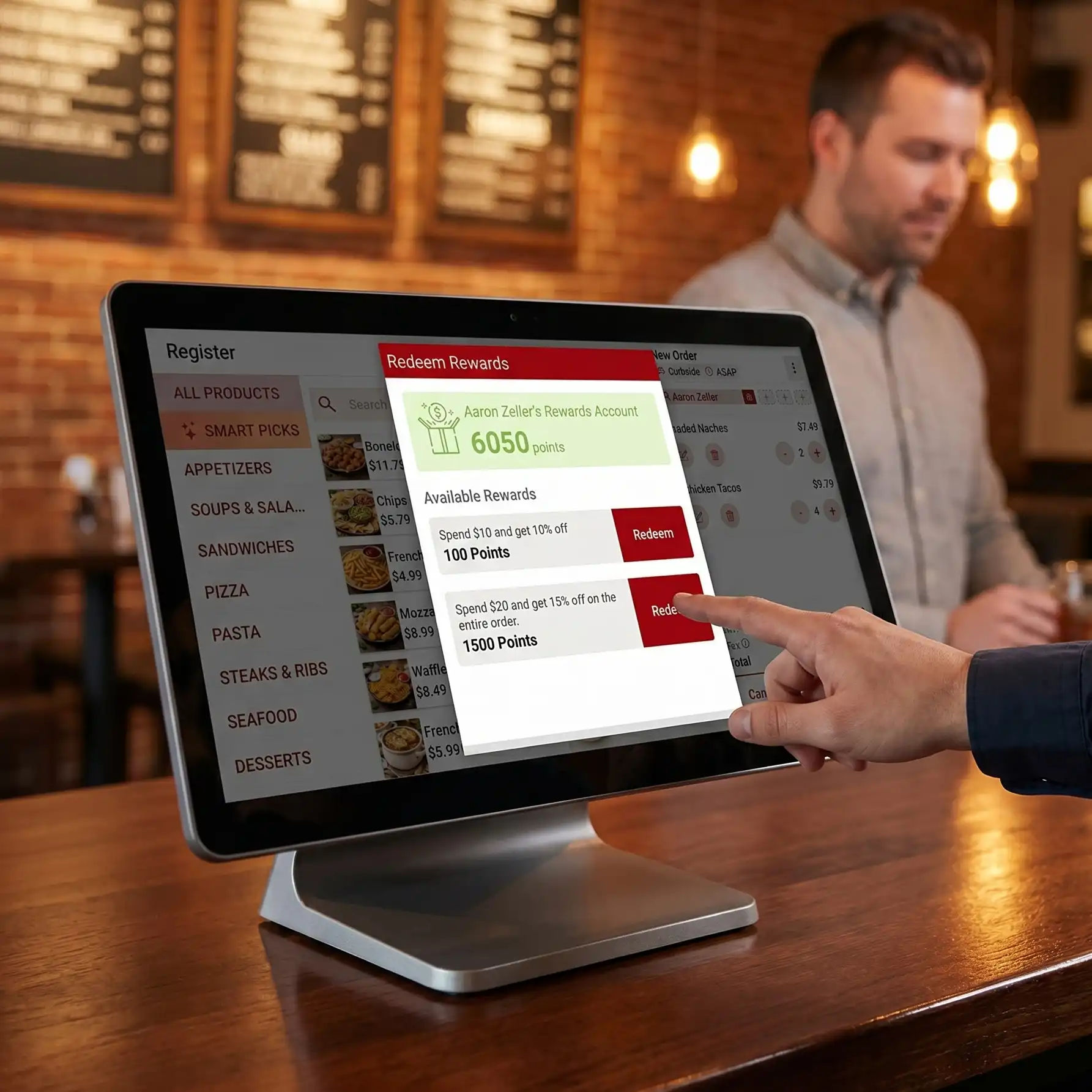 AI Powered POS interface