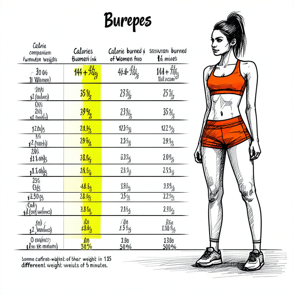Burpees: How Many Calories a Woman Burns in 15 Minutes