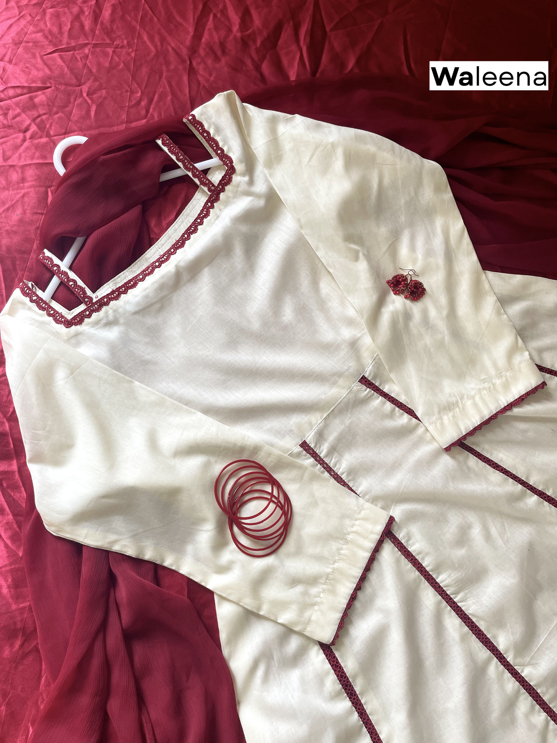 Gulaab - 3 Piece Long Frock