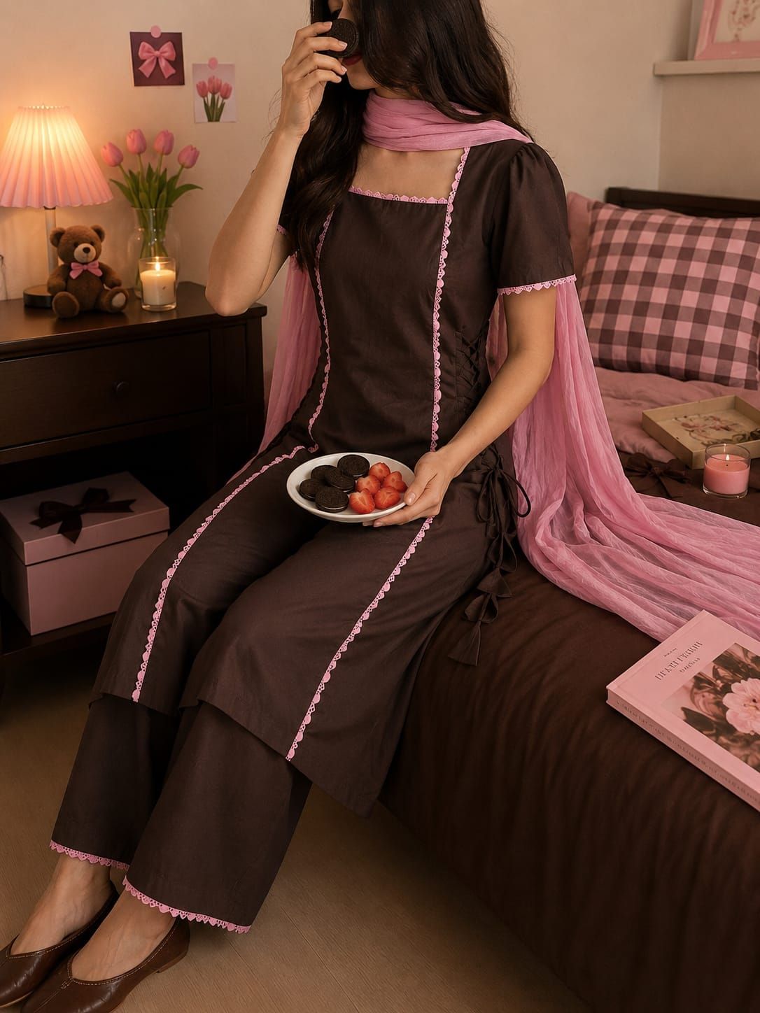 Oreo Girl - 3 Piece Stitched