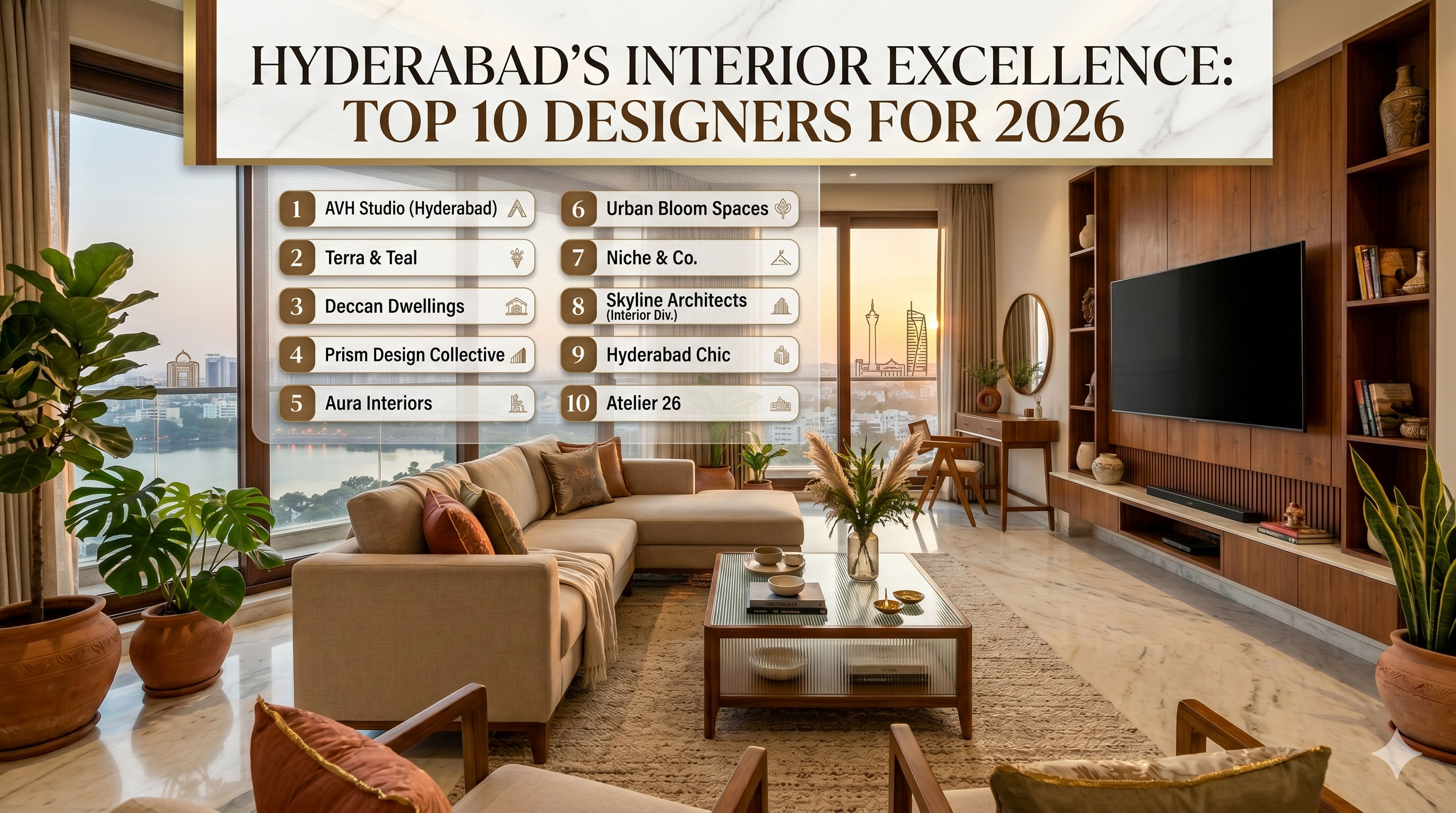 Top 10 Best Interior Designers in Hyderabad (2026)