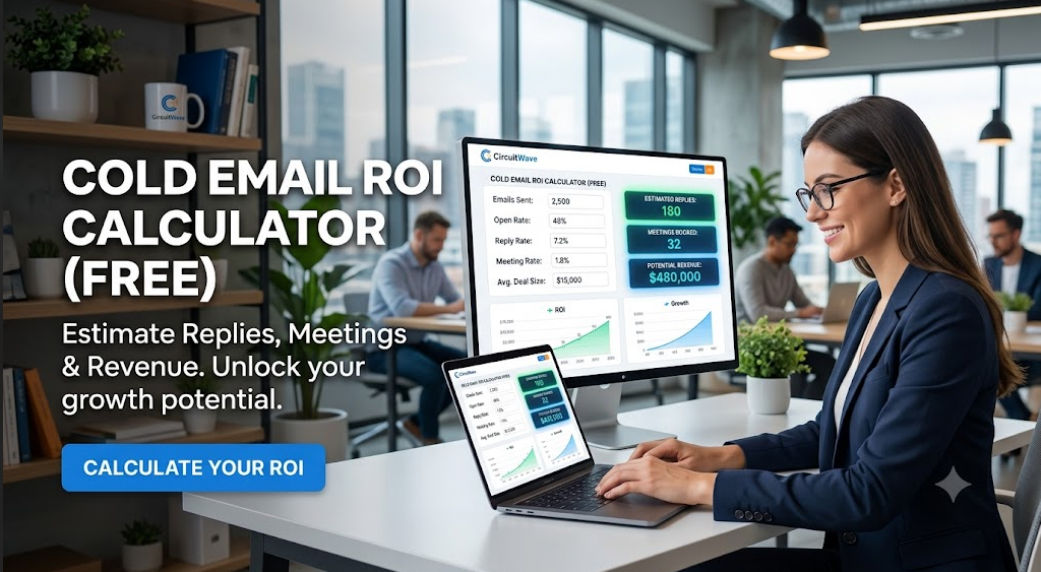 Cold Email ROI Calculator (Free): Estimate Replies, Meetings & Revenue