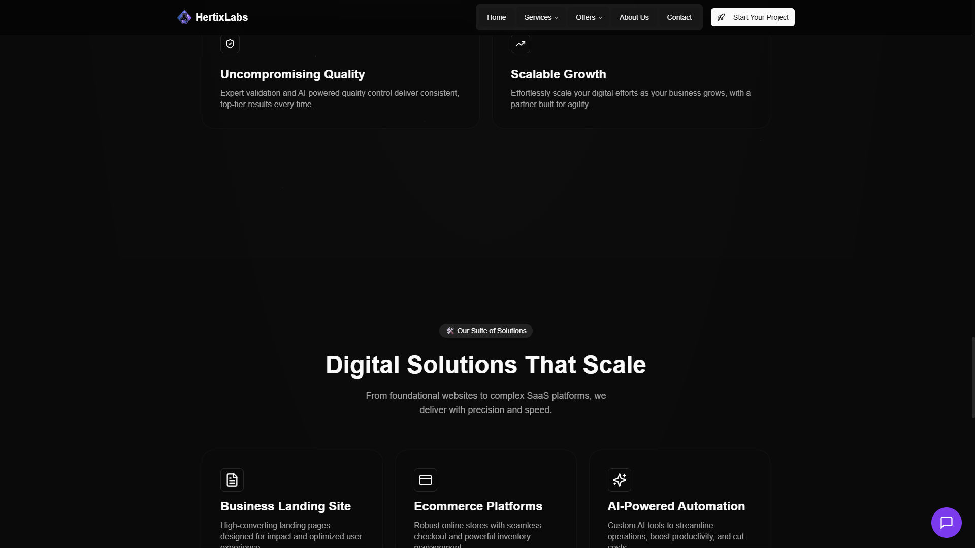 HertixLabs Website - Image 4