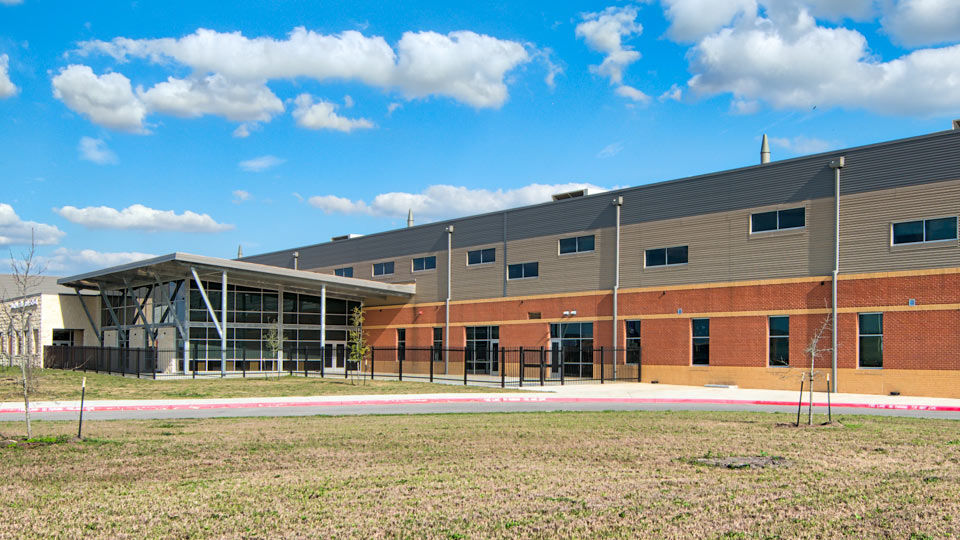 Front entrance of Judith A. Resnik Middle School