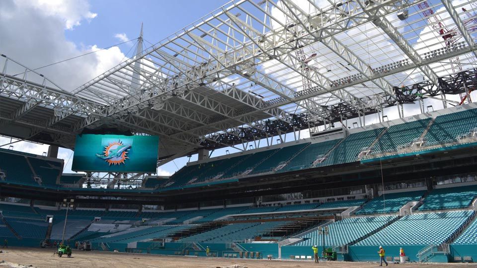 miami dolphins 3d seating