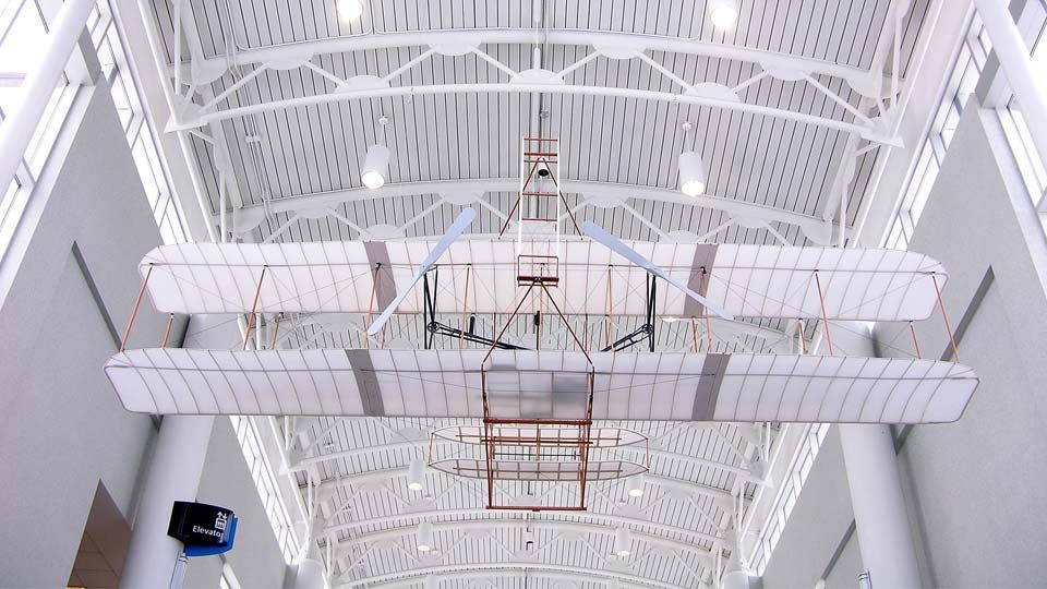 Versa-Dek® Acoustical ceiling in airport terminal