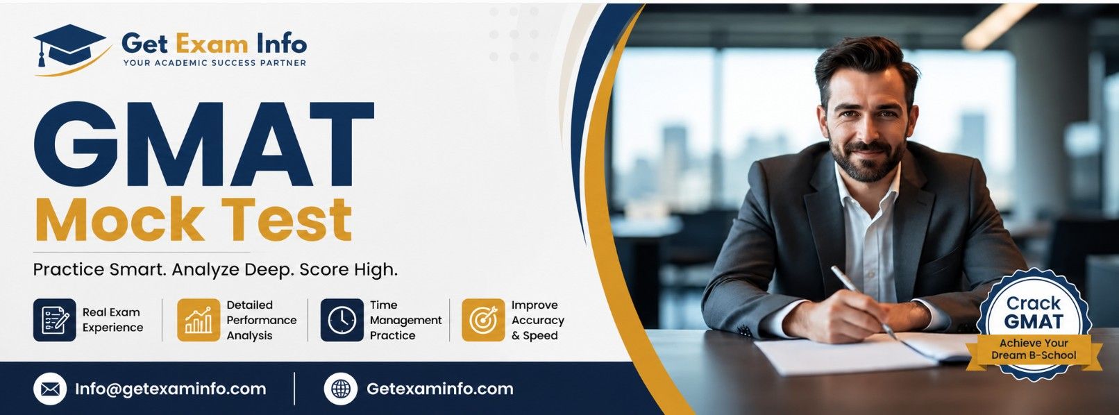 GMAT Mock Test 2026: Latest Exam Pattern, Syllabus, Score Analysis