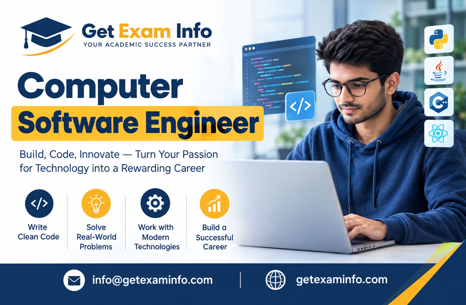 Computer Software Engineer: Qualification, Course, Fees, Salary