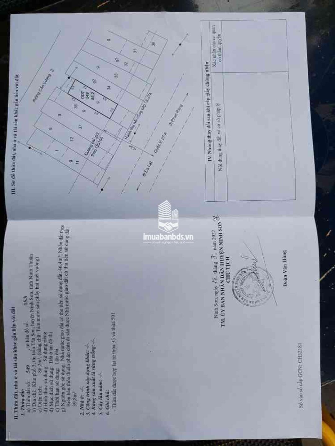 NHÀ 2 MẶT TIỀN NGUYÊN CĂN TẠI TRUNG TÂM SẦM UẤT THỊ TRẤN TÂN SƠN, NINH SƠN, NINH THUẬN. - ảnh 3