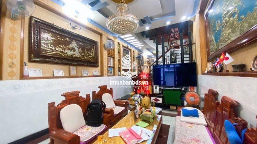 4 TẦNG KẾ BÊN EMART, HẺM XE TẢI 7M , 64M2, GIÁ 8.45 TỶ, PHAN HUY ÍCH, GÒ VẤP - ảnh 2