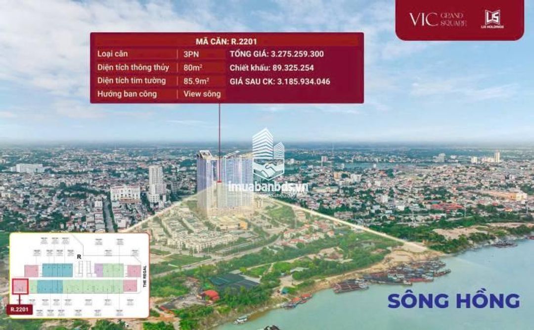CĂN HỘ 3PN VIC GRAND SQUARE – NHÀ ĐẸP, LỜI TO, NGAY TRUNG TÂM VIỆT TRÌ! - ảnh 3