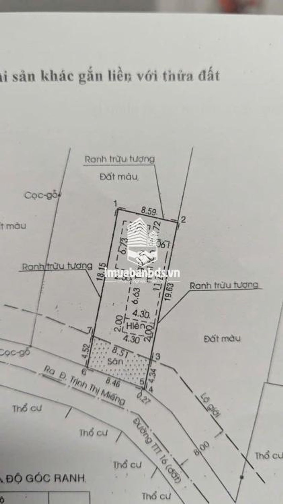 Bán nhà và đất 200m2 mặt tiền đường lớn xã Thới Tam Thôn Hóc Môn - ảnh 4