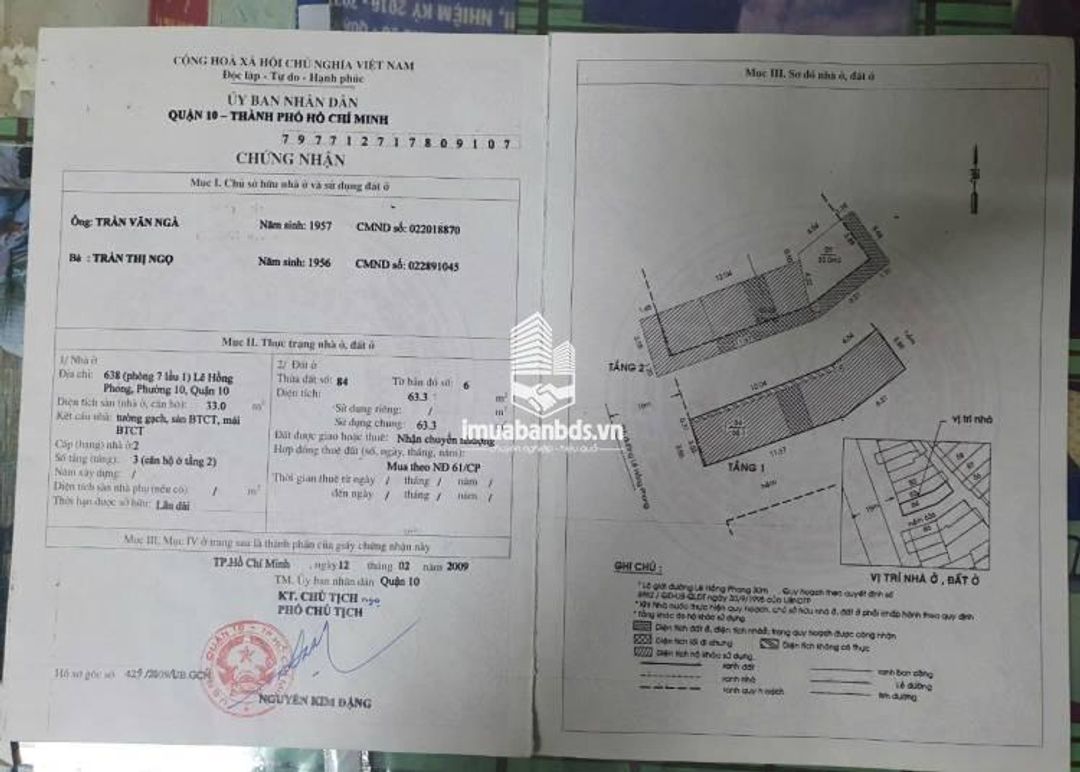 Bán nhà tập thể tầng 2 ngay mặt tiền 638 Lê Hồng Phong Q10 - ảnh 2