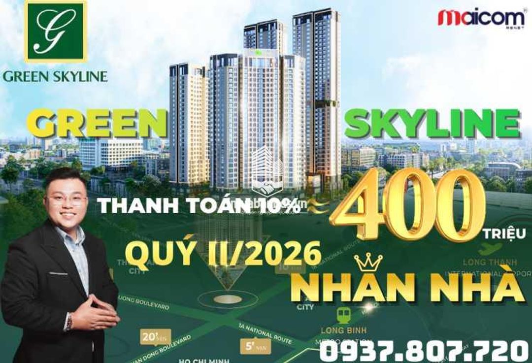 CĂN hộ chỉ 400 triệu cho 2pn - DUY NHẤT quý 2/2026 NHẬN NHÀ Ở NGAY, CÁCH QUẬN 1 chỉ 20p duy chuyển - ảnh 1
