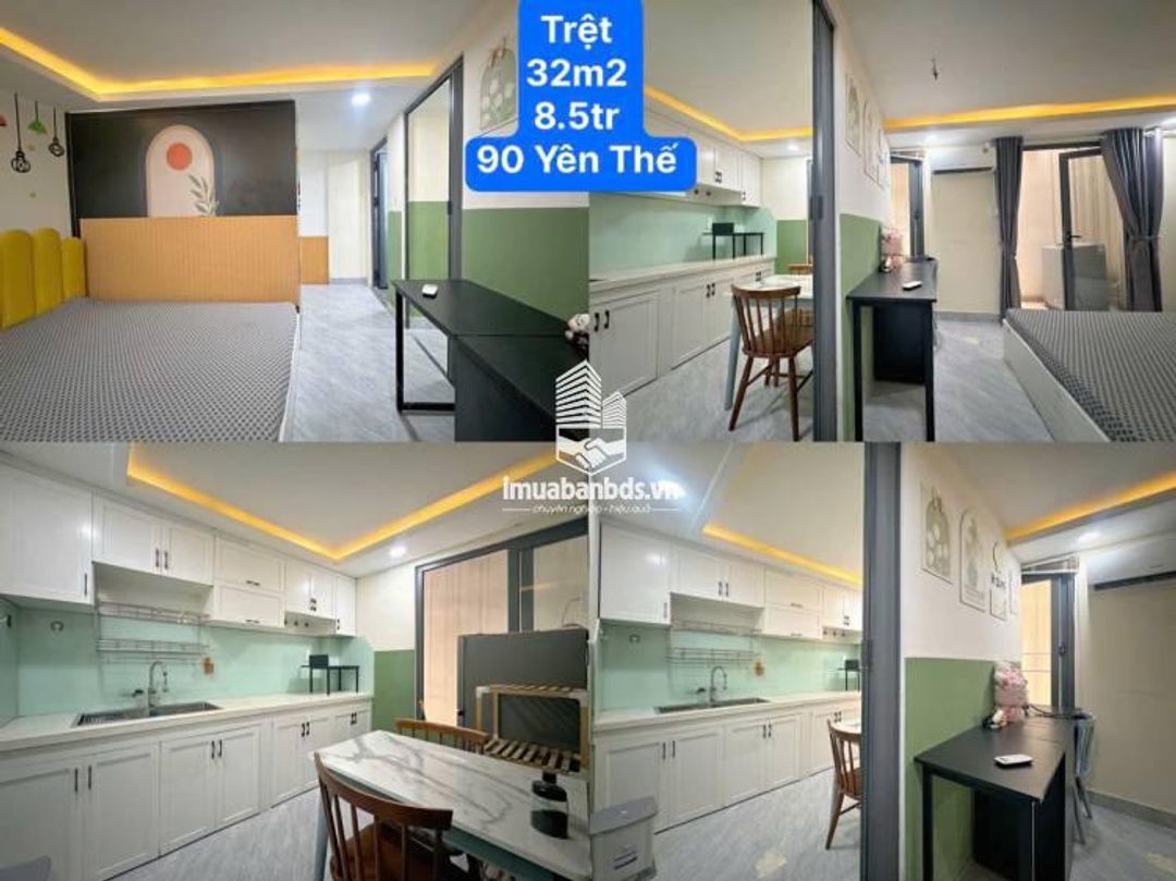 Cho thuê phòng full nội thất 32m2 TRỆT số 90 Yên Thế Tân Bình - ảnh 1