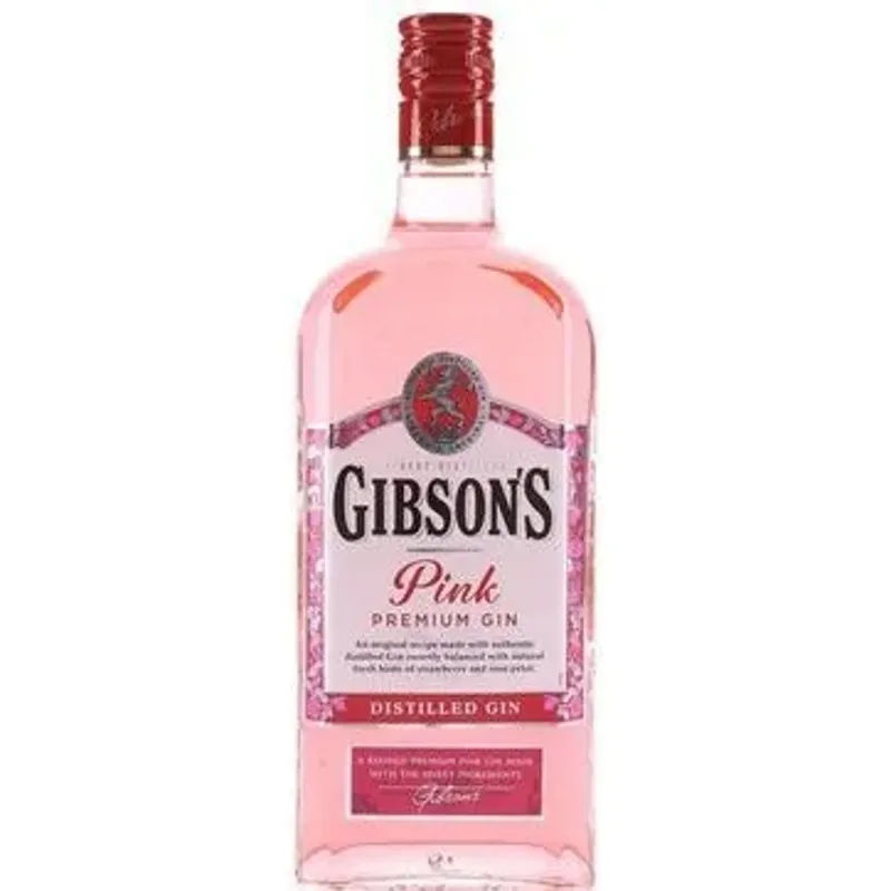 Gibsons Pink Premium Gin 750ml