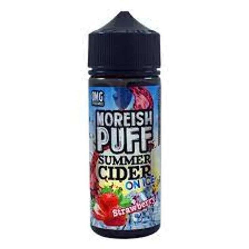 Moreish Puff Summer Cider on Ice 100ml - Strawberry