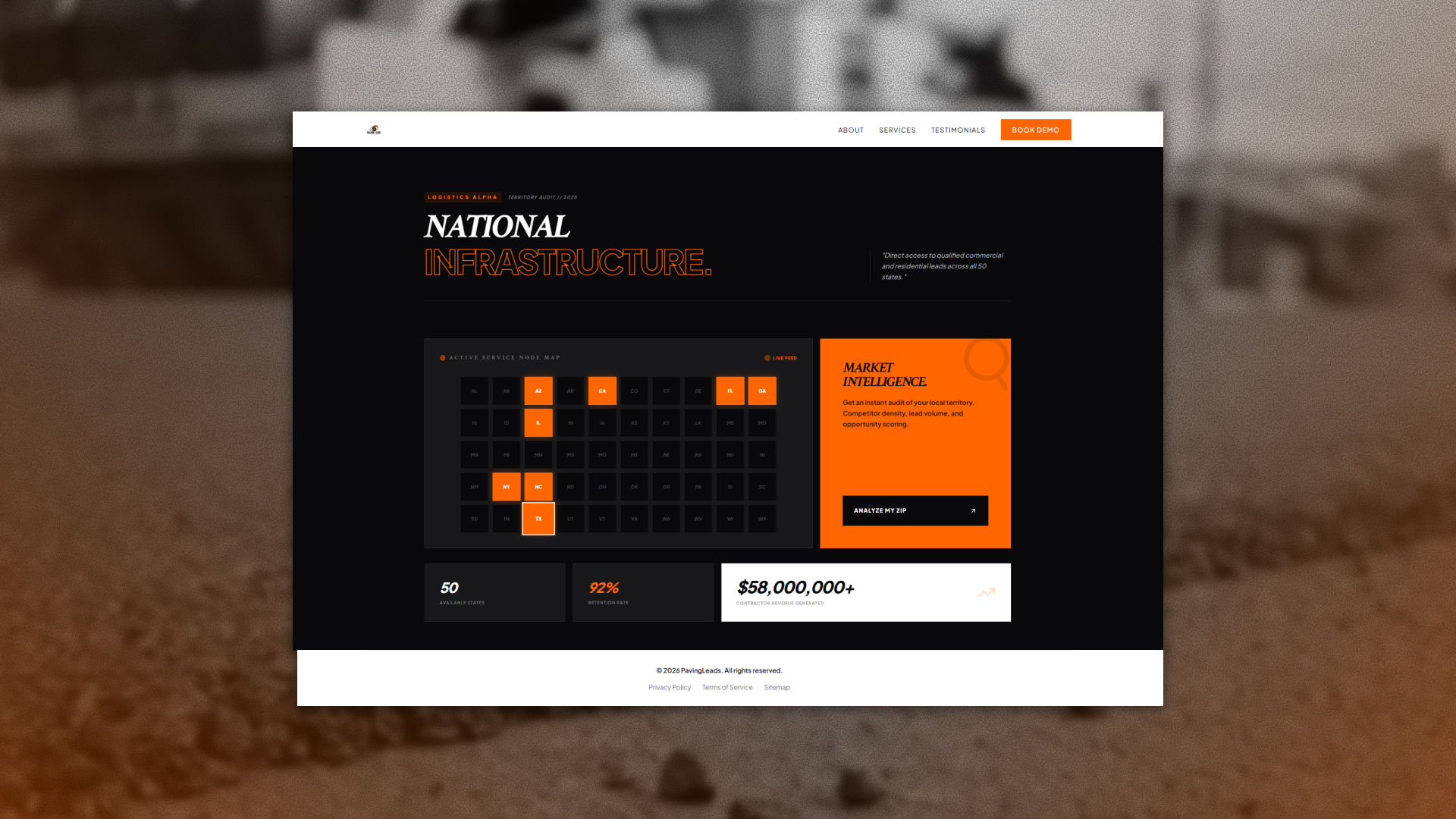 Service pages