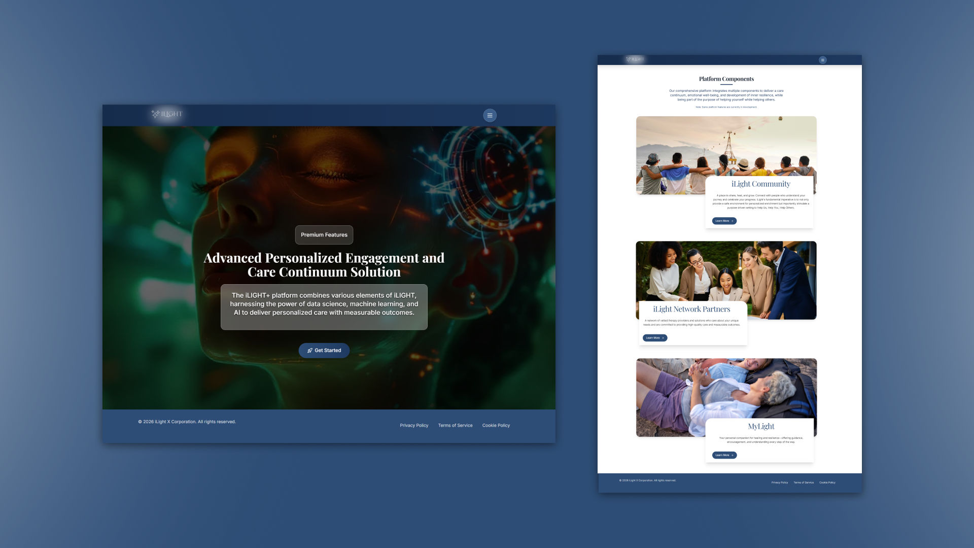 Marketing site