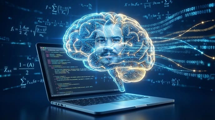 Machine Learning adalah otak di balik revolusi digital, memungkinkan komputer belajar dari data layaknya manusia - Richkeyrick AI Engineer