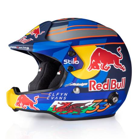 Mini Capacete Elfyn Evans Toyota Gazoo Racing