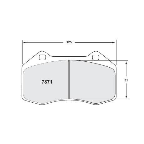 Pastilhas de Travão 7871.10