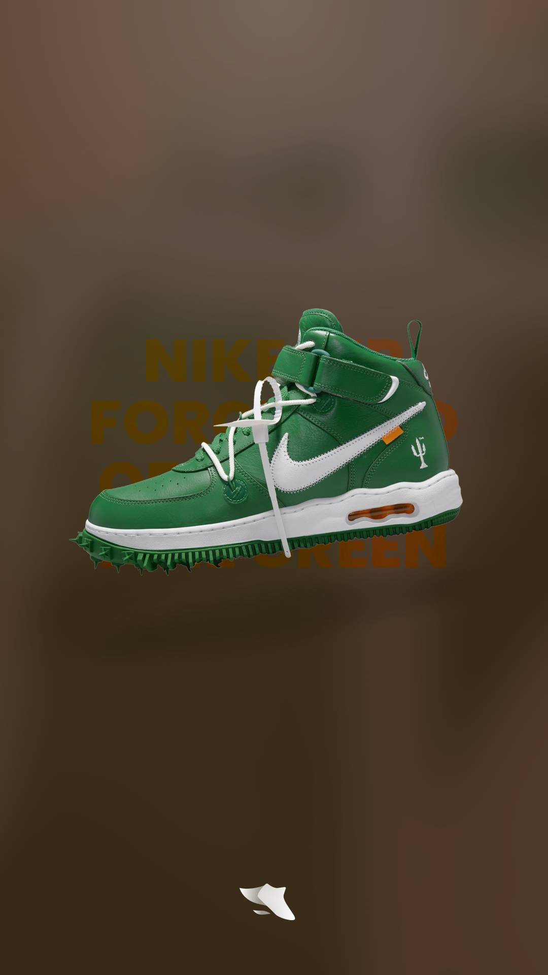 The Nike Pine Green AF1 Mid X Off-White™️: A glimpse into a
