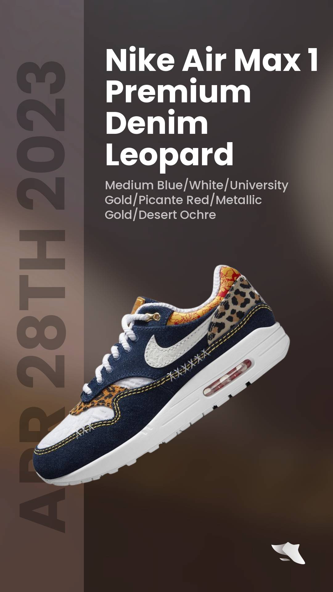 Nike Air Max 1 Premium Denim Leopard | Release Information